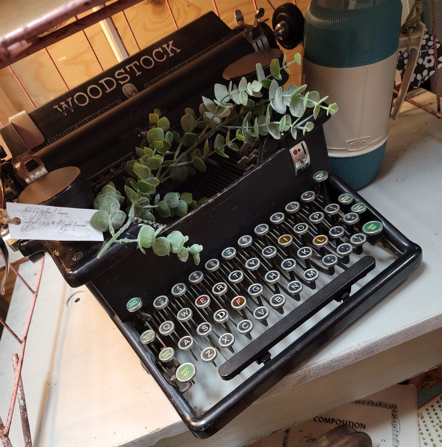 Antique typewriter
