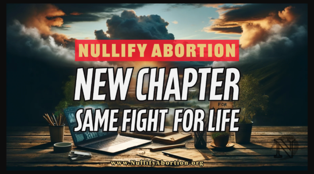 A serene yet determined grassroots movement scene with a laptop, handmade protest signs, Christian iconography, and a sunrise symbolizing hope and new beginnings.